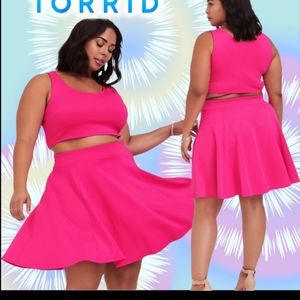 Torrid Neon Pink Scuba Set